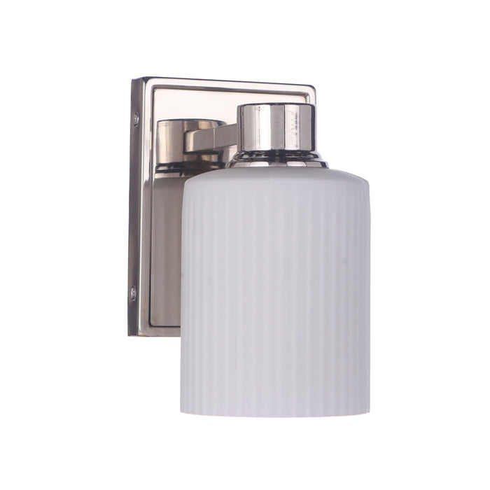 Bretton 1 Light Wall Sconce in Polished Nickel