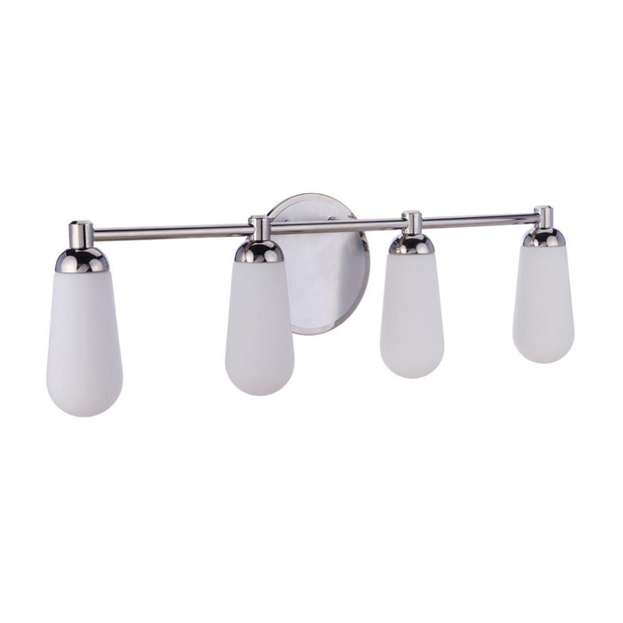 Riggs 4 Light Vanity in Brushed Polished Nickel/Polished Nickel