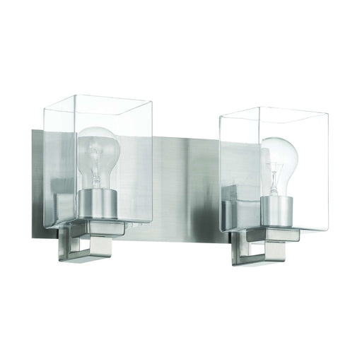 Craftmade McClane 2 Light Vanity in Brushed Polished Nickel