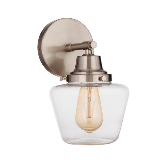 Essex 1 Light Wall Sconce in Brushed Polished Nickel