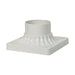 NUVO ALUMINUM POST BASE WHITE 25-1205