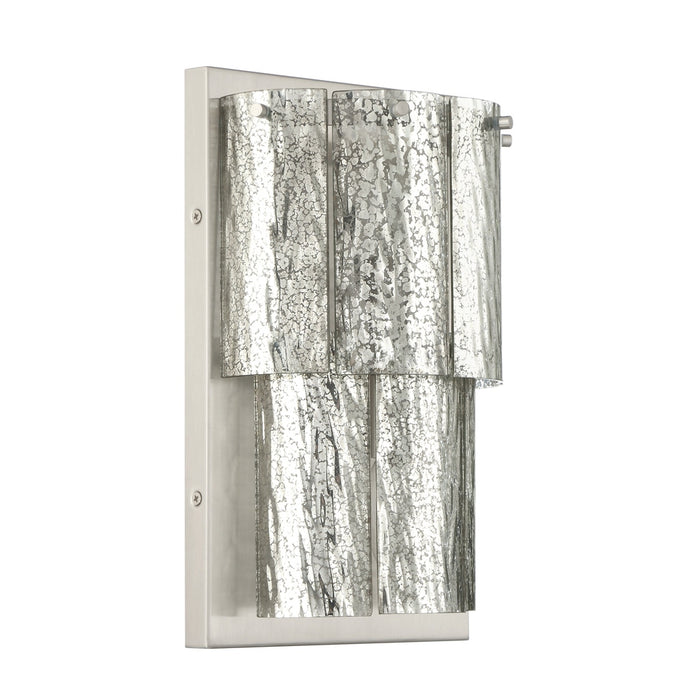 Craftmade Museo 2 Light Wall Sconce in Brushed Polished Nickel