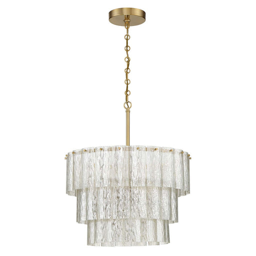 Craftmade Museo 12 Light Pendant in Satin Brass