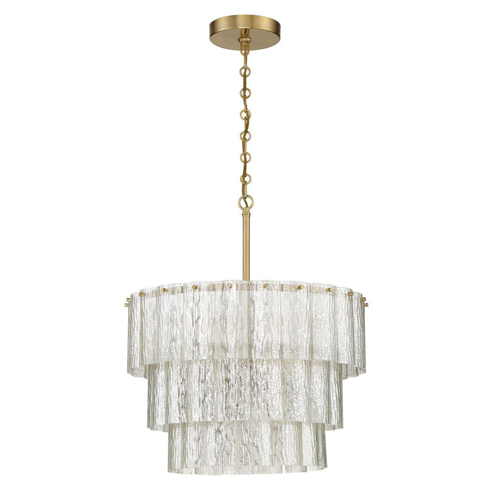 Craftmade Museo 12 Light Pendant in Satin Brass