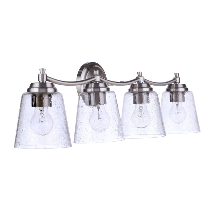 Tyler 4 Light Vanity in Brushed Polished Nickel