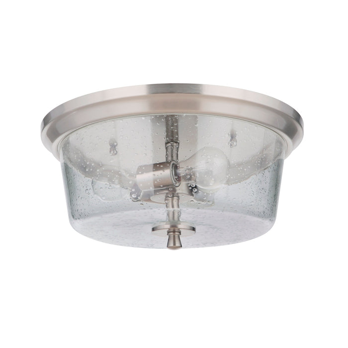 Tyler 3 Light Flushmount in Brushed Polished Nickel