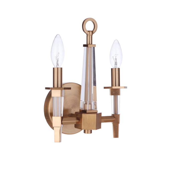 Tarryn 2 Light Wall Sconce in Satin Brass