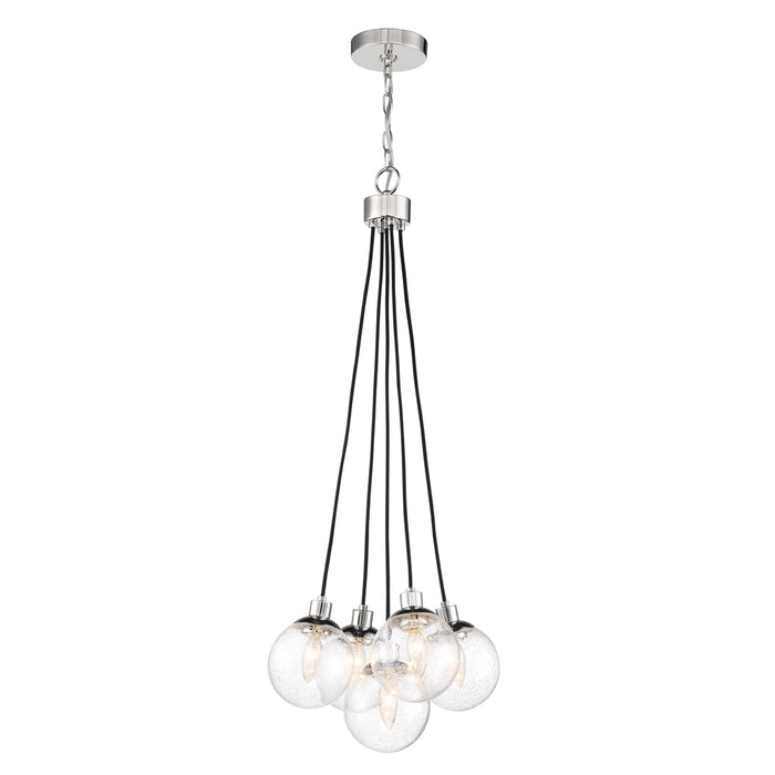 Que 5 Light Pendant in Chrome