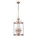 Craftmade Marlowe 4 Light Foyer in Satin Brass