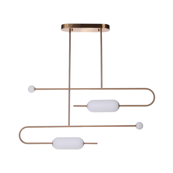 Tuli LED Island in Satin Brass