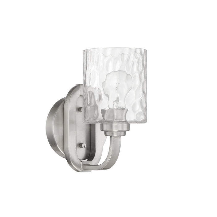 Collins 1 Light Wall Sconce in Brushed Polished Nickel