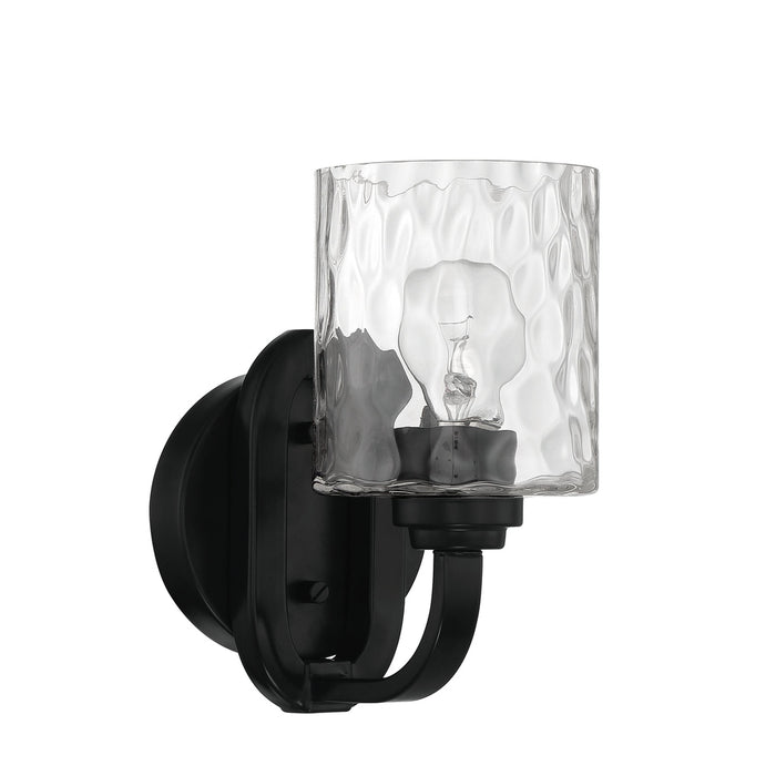 Collins 1 Light Wall Sconce in Flat Black