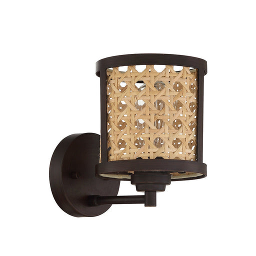 Craftmade Malaya 1 Light Wall Sconce in Aged Bronze Brushed