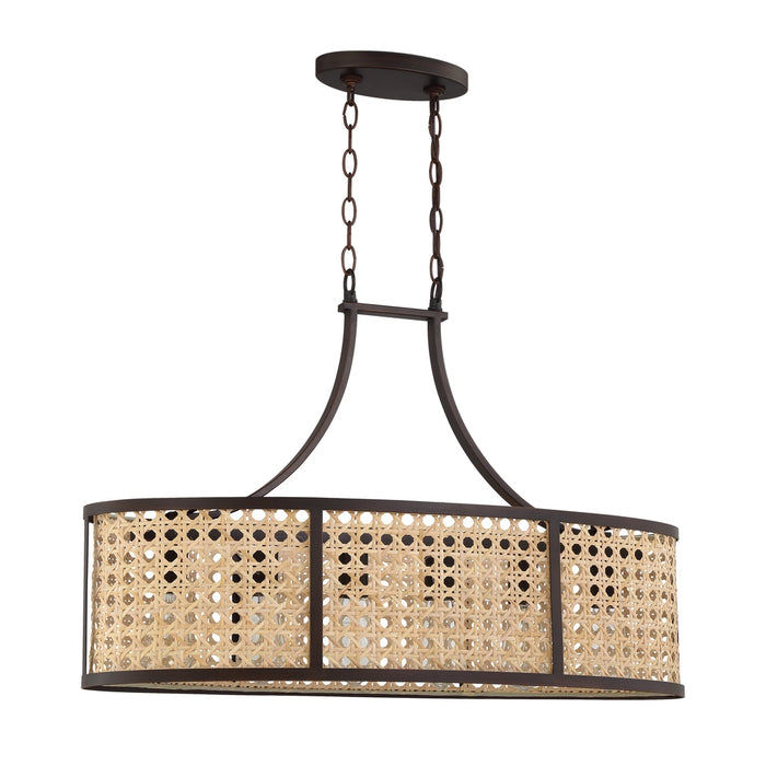 Craftmade Malaya 6 Light Island in Aged Bronze Brushed