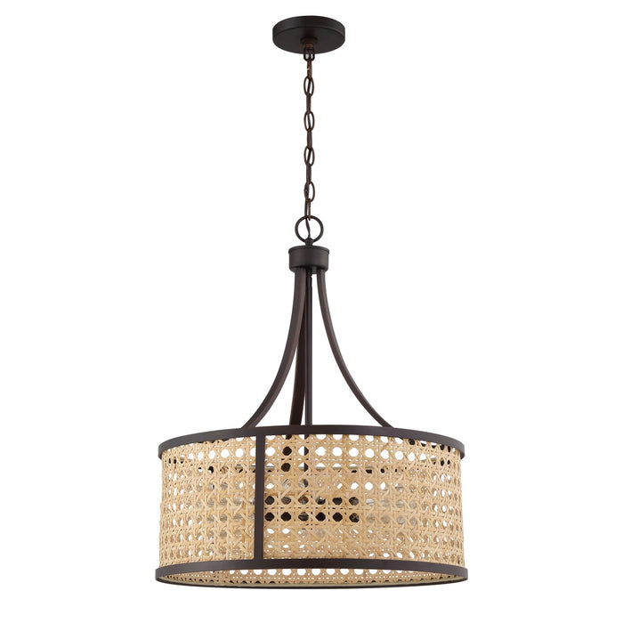 Craftmade Malaya 6 Light Pendant in Aged Bronze Brushed