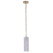 Craftmade Myos 1 Light Pendant in Sunset Gold
