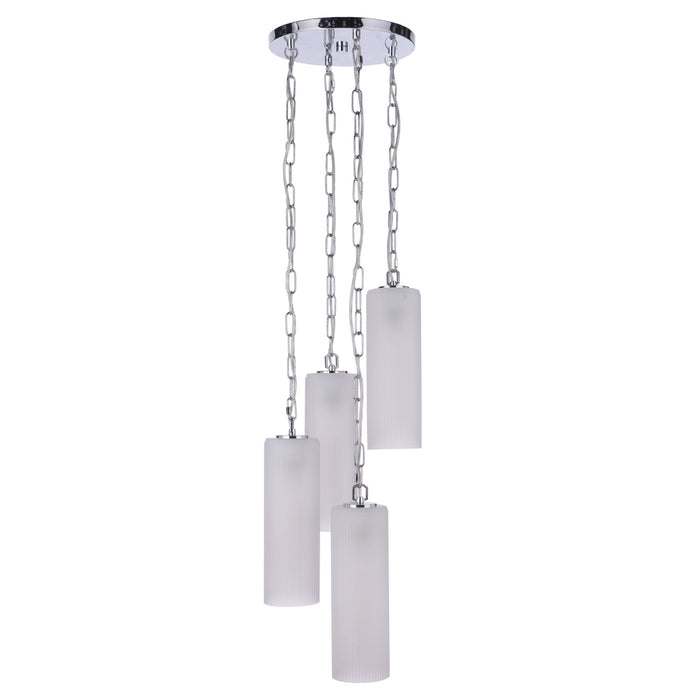 Craftmade Myos 4 Light Pendant in Chrome