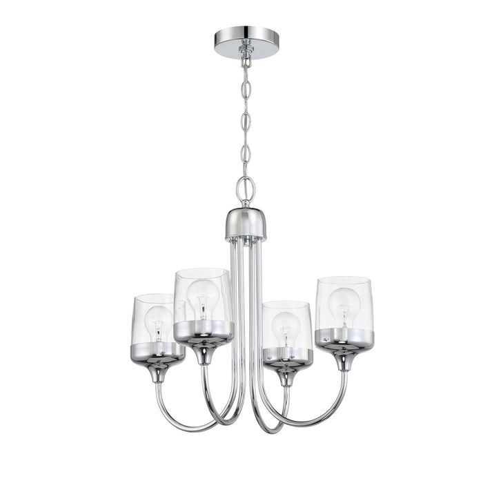 Wrenn 4 Light Chandelier in Chrome