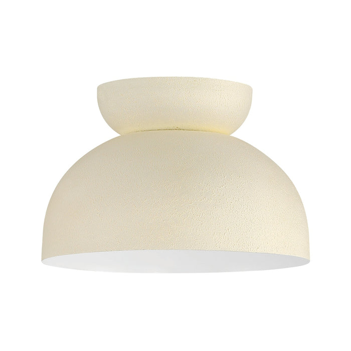 Ventura Dome 1 Light Flushmount in Cottage White