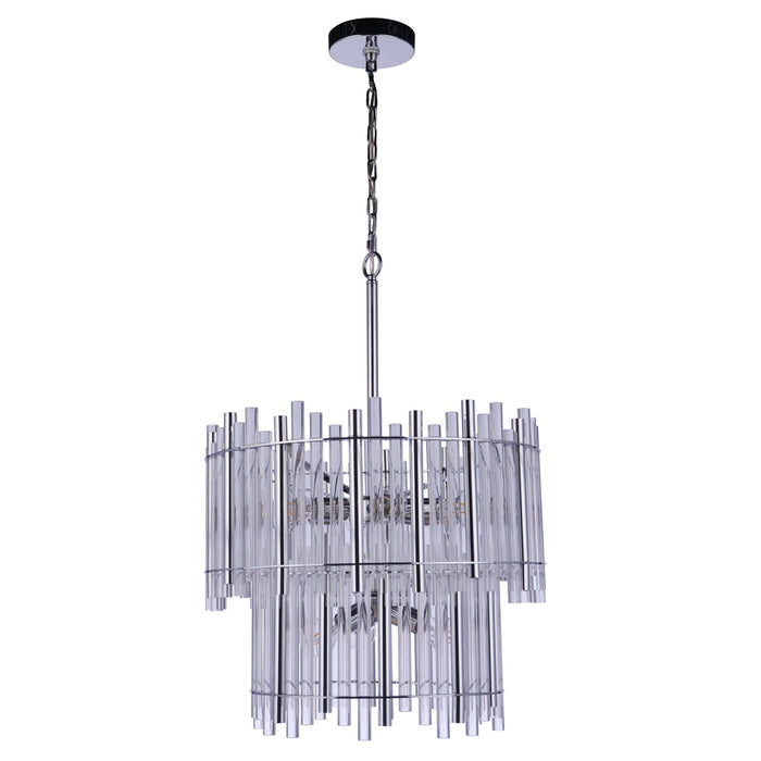 Reveal 9 Light Chandelier in Chrome