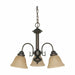 NUVO BALLERINA 3 LIGHT CHANDELIER