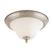 NUVO DUPONT 2 LIGHT 13" FLUSH FIXTURE 60-1825