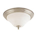 NUVO DUPONT 2 LIGHT 15" FLUSH FIXTURE 60-1826