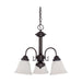 NUVO BALLERINA 3 LIGHT CHANDELIER