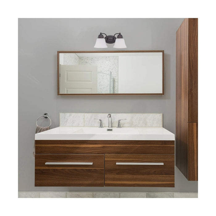 NUVO EMPIRE 2 LIGHT 15" VANITY