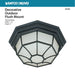 NUVO 1 LIGHT 12 SPIDER CAGE CEILING