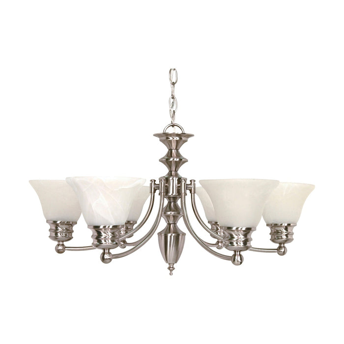 EMPIRE 6 LIGHT CHANDELIER