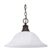 NUVO 1 LIGHT HANGING DOME PENDANT
