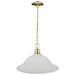 NUVO 1 LIGHT HANGING DOME PENDANT
