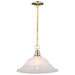 NUVO 1 LIGHT HANGING DOME PENDANT