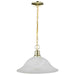 NUVO 1 LIGHT HANGING DOME PENDANT