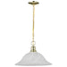 NUVO 1 LIGHT HANGING DOME PENDANT