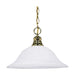 NUVO 1 LIGHT HANGING DOME PENDANT