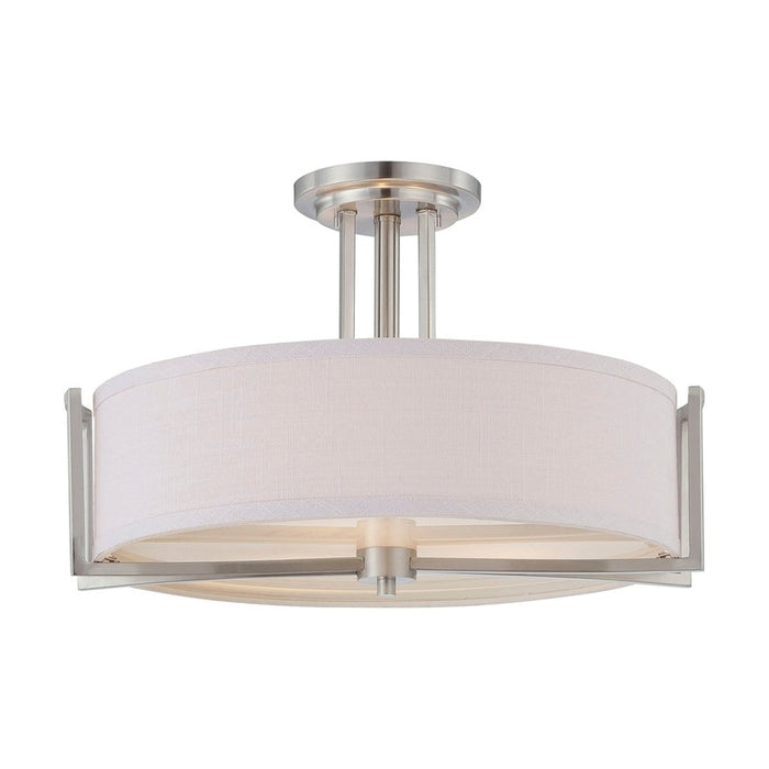 NUVO GEMINI 3 LIGHT SEMI-FLUSH 60-4758