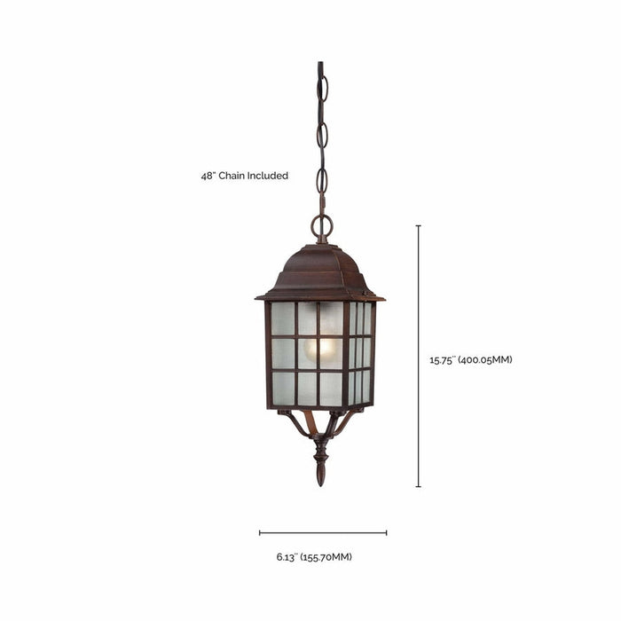 NUVO ADAMS 1 LIGHT OUTDOOR HANGING