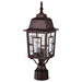 NUVO BANYAN 1 LIGHT 17" OUTDOOR POST