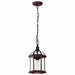 NUVO BOXWOOD 1 LIGHT OUTDOOR HANGING