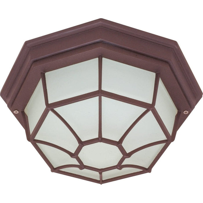 NUVO 1 LIGHT 12" SPIDER CAGE CEILING