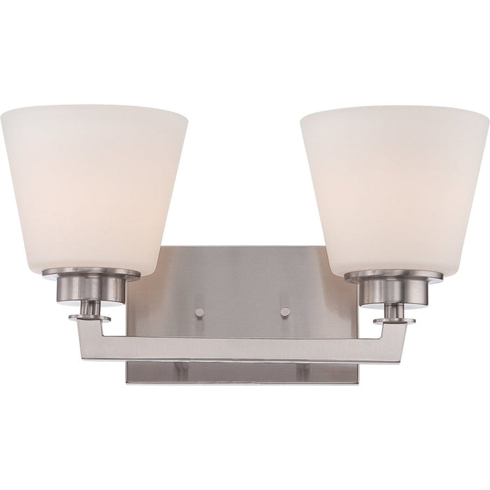 NUVO MOBILI - 2 LIGHT VANITY FIXTURE