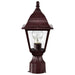 NUVO BRITON 1 LIGHT 14" POST LANTERN