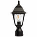 NUVO BRITON 1 LIGHT 14" POST LANTERN