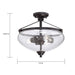 NUVO LAUREL - 3 LIGHT SEMI FLUSH 60-5544