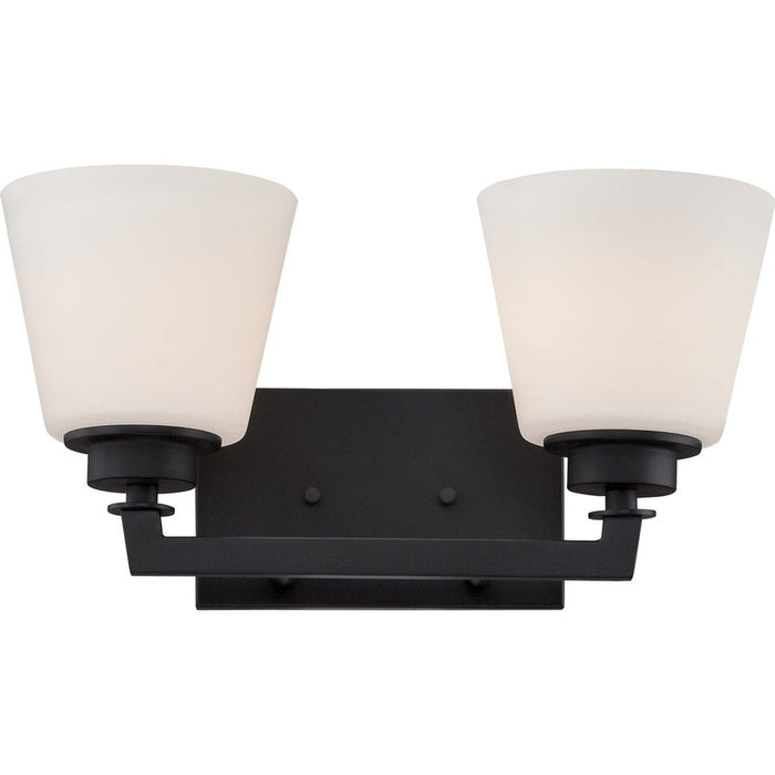 NUVO MOBILI - 2 LIGHT VANITY FIXTURE