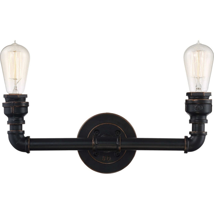 NUVO IRON 2 LIGHT VANITY FIXTURE 60-5792