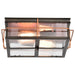 NUVO HOWELL 2 LIGHT OUTDOOR FLUSH 60-5834