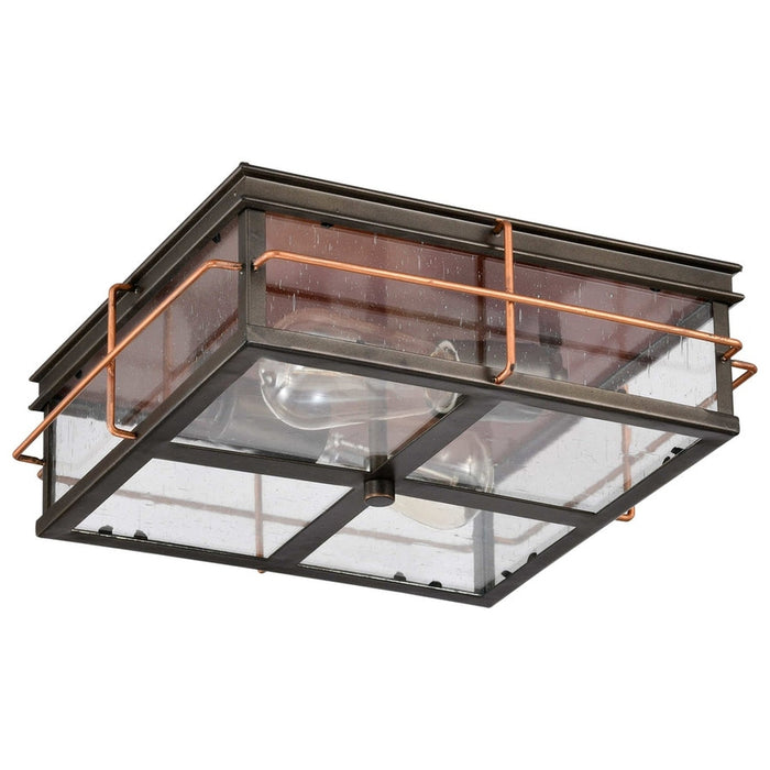 NUVO HOWELL 2 LIGHT OUTDOOR FLUSH 60-5834